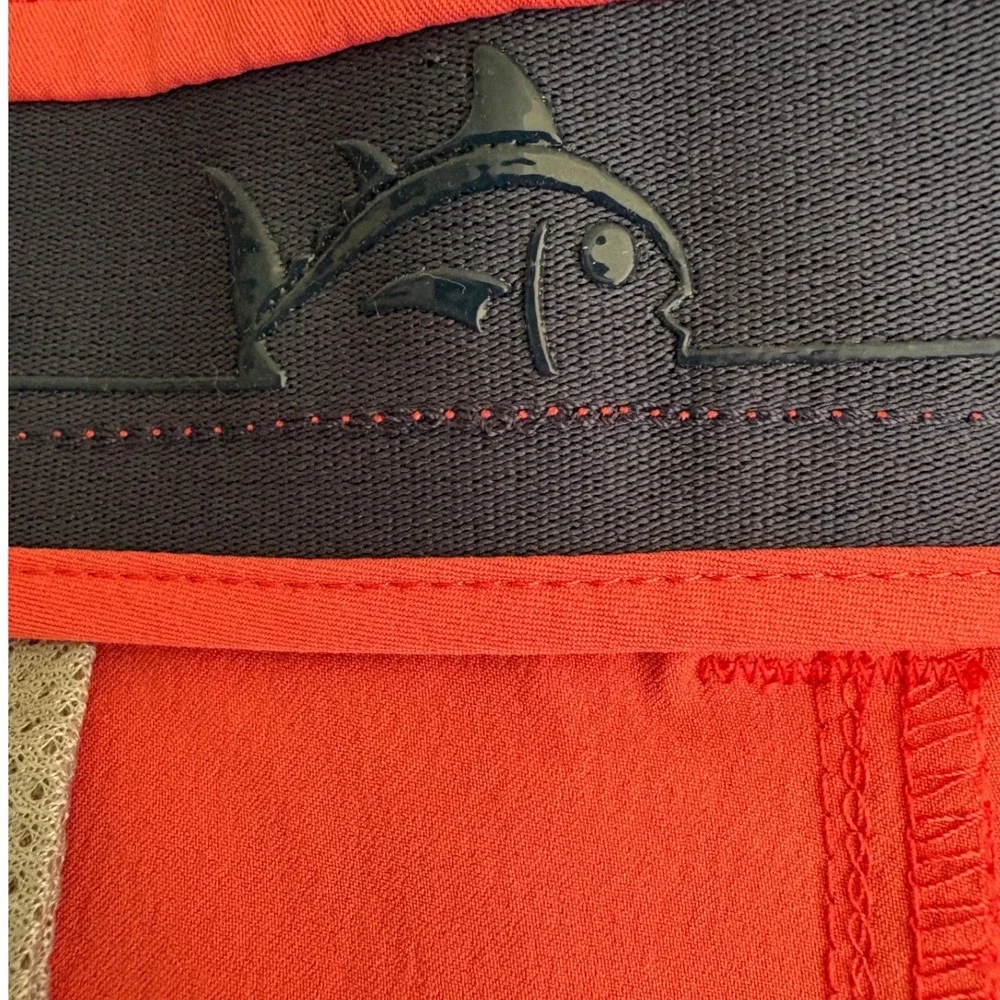 Southern Tide brrr‎ Performance Shorts Mens 40 Coral Pink Cooling Stretch Golf